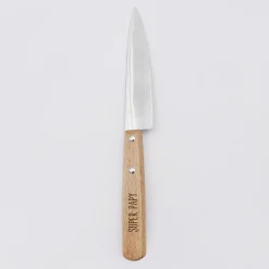 Couteau de cuisine personnalisé bois gravé