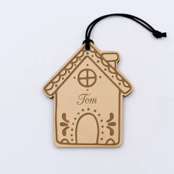 Décoration de Noël personnalisée bois gravé