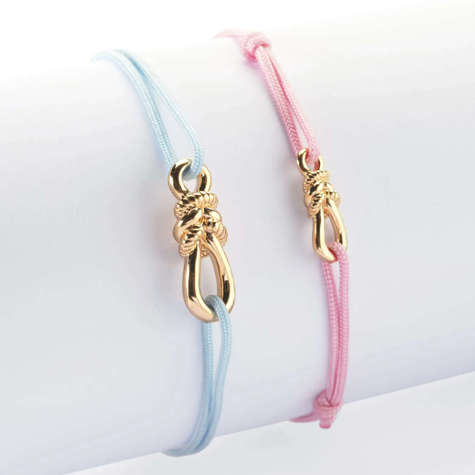 Duo de bracelets femme enfant "Le lien" plaqué or - HappyBulle x Lilylovesfashion