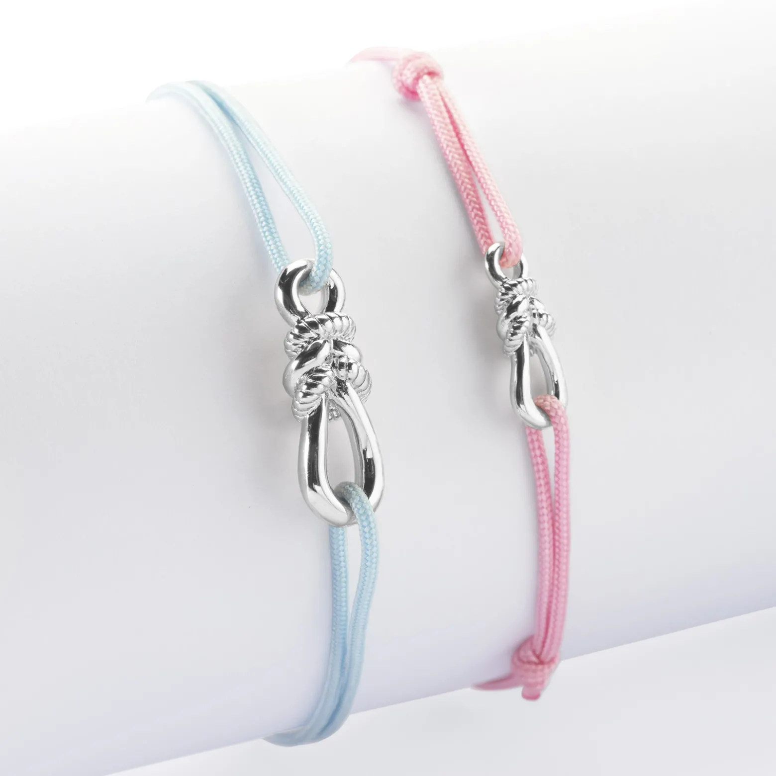 Duo de bracelets femme enfant "Le lien" argent - HappyBulle x Lilylovesfashion