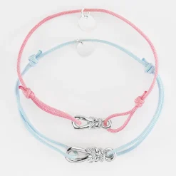 Duo de bracelets femme enfant "Le lien" argent - HappyBulle x Lilylovesfashion