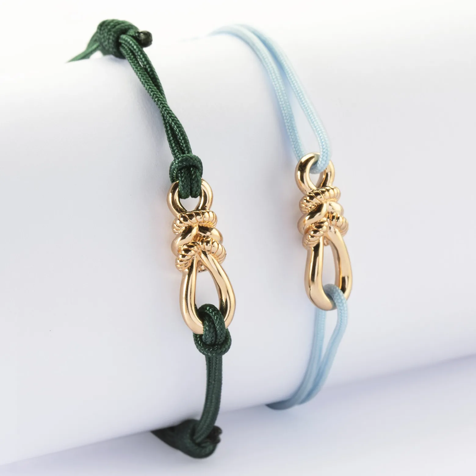 Duo de bracelets homme femme "Le lien" plaqué or - HappyBulle x Lilylovesfashion
