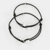Duo de bracelets médailles gravées argent cible 20mm et cible 16mm