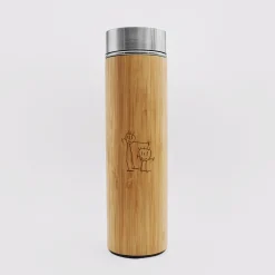 Gourde isotherme personnalisée bambou 500 ml