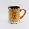 Mug isotherme personnalisé bambou gravé 300 ml
