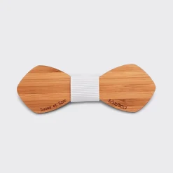 Noeud papillon enfant personnalisé gravé bois dandy