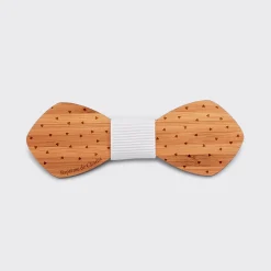 Noeud papillon personnalisé gravé bois dandy