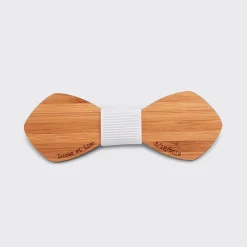 Noeud papillon personnalisé gravé bois dandy