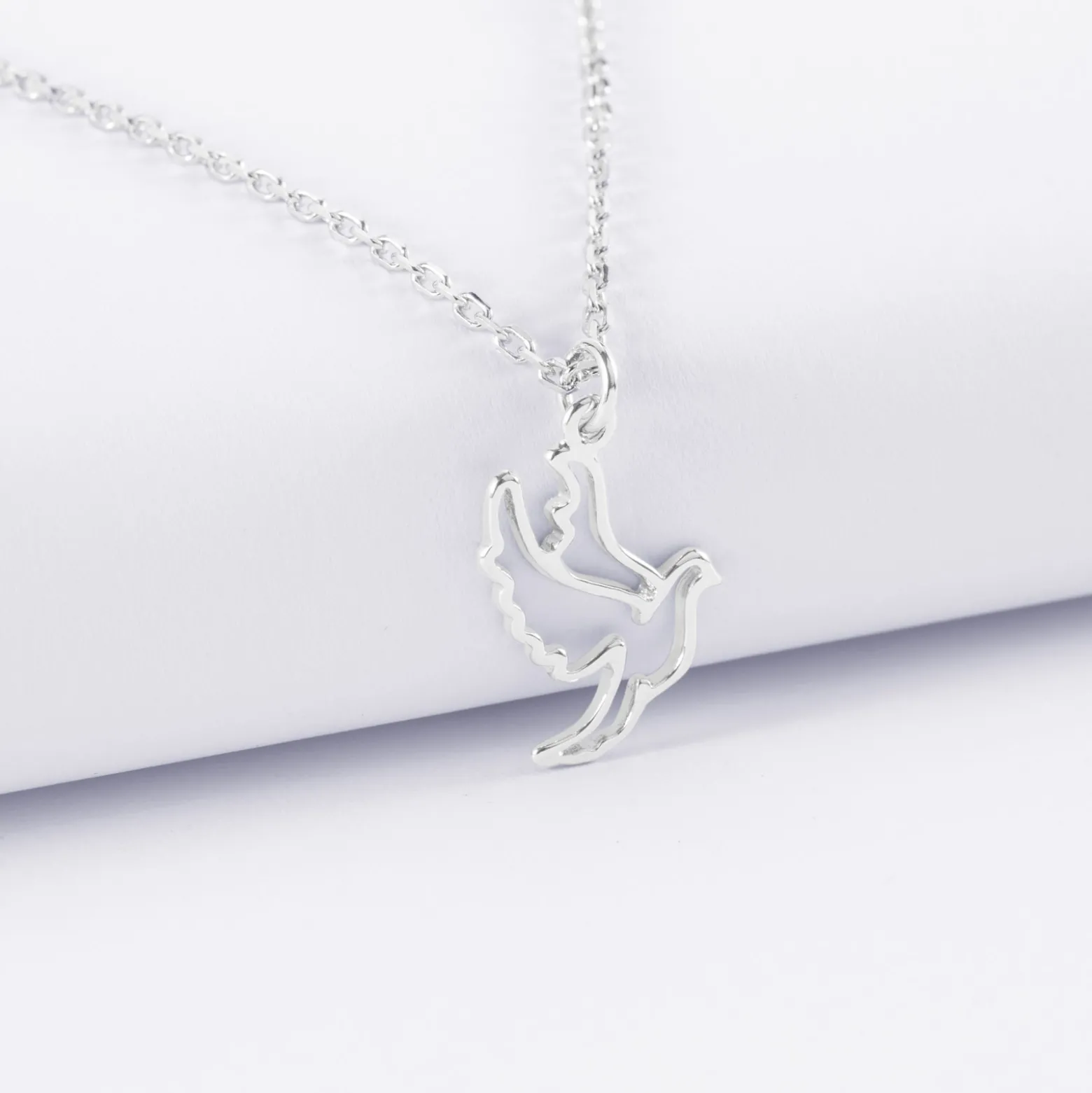 Pendentif colombe argent 18 mm