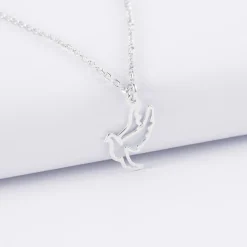 Pendentif colombe argent 18 mm