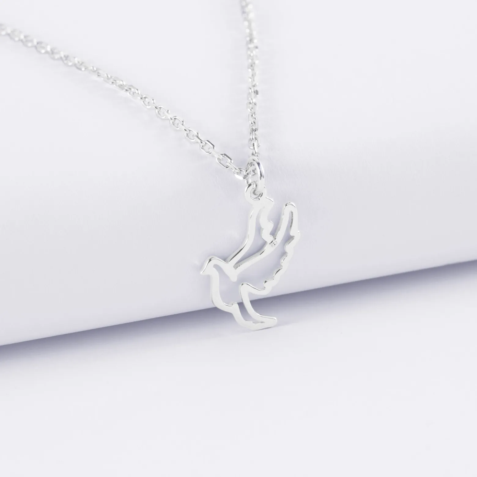 Pendentif colombe argent 18 mm