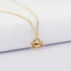 Pendentif enfant crabe plaqué or 7x12 mm
