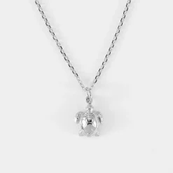 Pendentif enfant tortue argent 10 mm