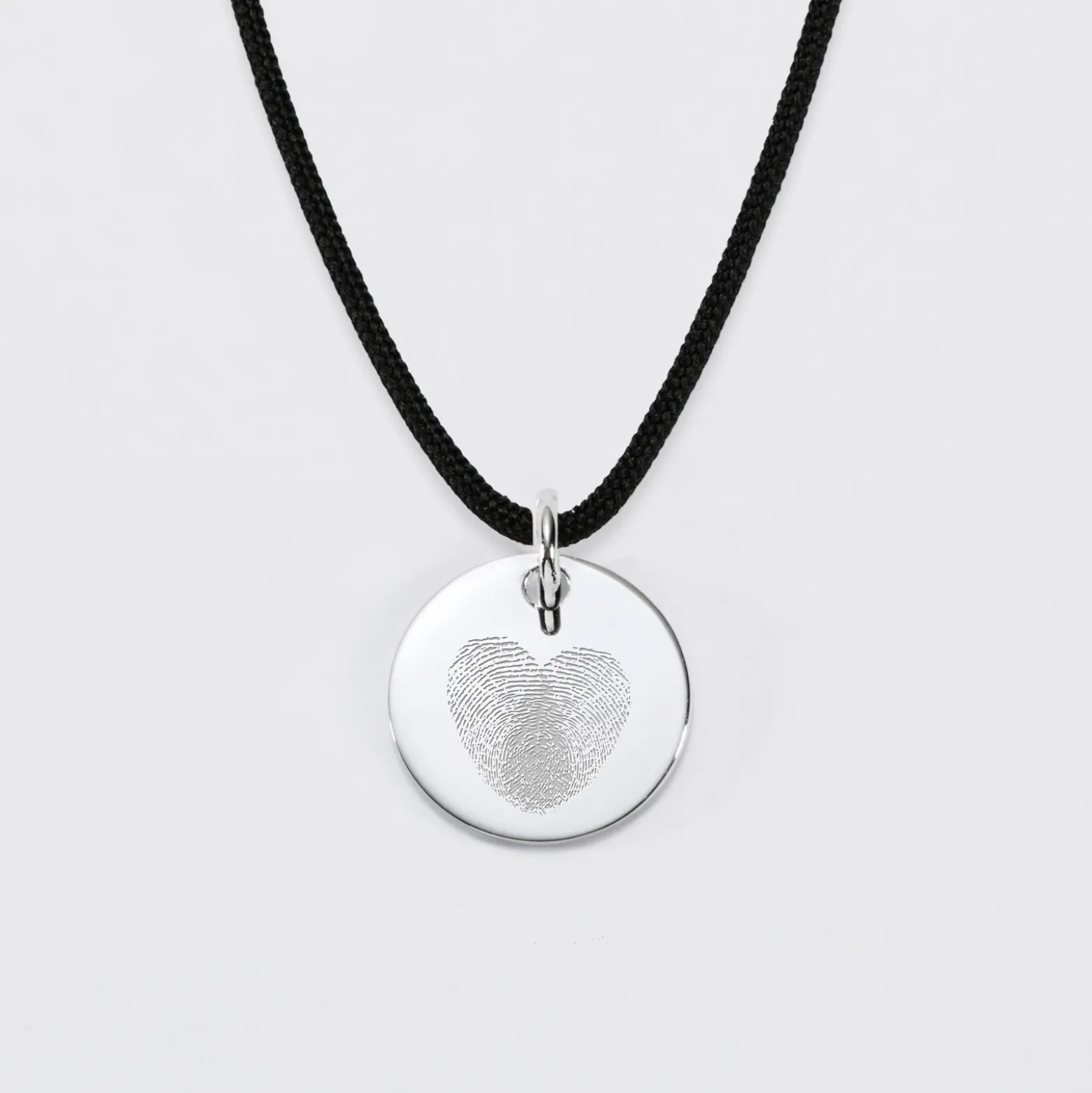 Pendentif EVJF personnalisé médaille gravée argent 15 mm