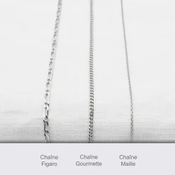 Pendentif homme personnalisé médaille gravée argent 20x32 mm