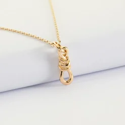 Pendentif "Le lien" plaqué or - HappyBulle x Lilylovesfashion