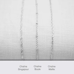 Pendentif personnalisé médaille gravée argent 19 mm et breloque petite fille scintillante 12 mm