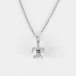 Pendentif tortue argent 10 mm