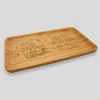 Plateau personnalisé bois gravé 35x20 cm