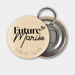 Porte clés-décapsuleur EVJF personnalisé 56mm