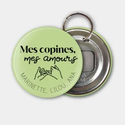 Porte clés-décapsuleur EVJF personnalisé 56mm