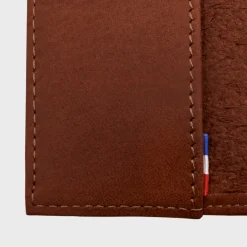 Protège passeport Marié personnalisé cuir couleur Fauve