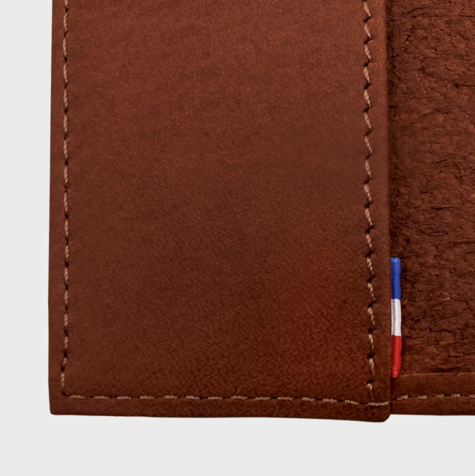 Protège passeport Marié personnalisé cuir couleur Fauve