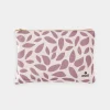 Trousse pétales rose coton bio petit format 24x16cm - Avril